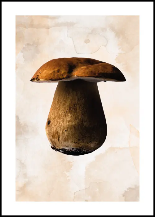 Il Porcino maestoso - Poster (Stampa al Vivo, 21x30 cm)