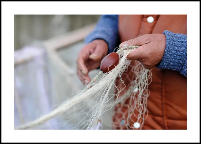 Le Mani del Pescatore - Poster (Stampa al Vivo, 21x30 cm)